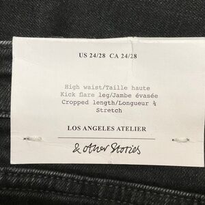 NWT & Other Stories Black Flare Jeans